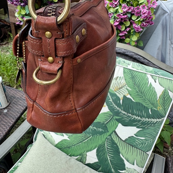 Coach MEDIUM 11127 Vintage Whiskey 65th Anniversary Legacy Leigh Leather Satchel - Picture 5 of 15